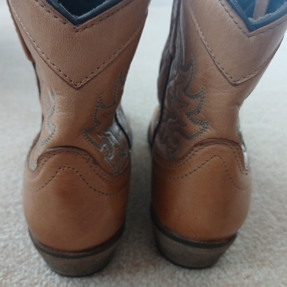 Dingo Women's Brown Leather Ankle Boots Booties 7.5 M - Picture 3 of 6